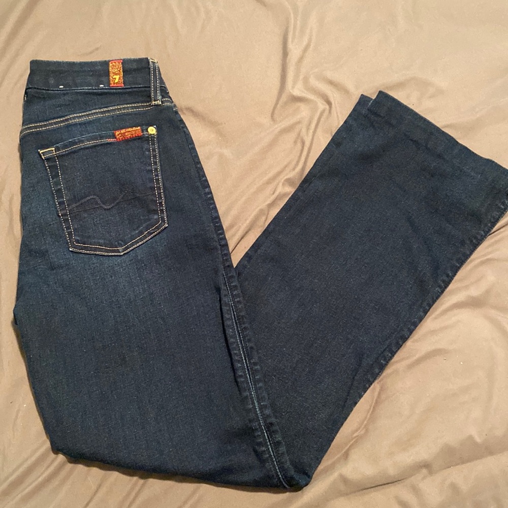 7FAM Kimmie Bootcut Darkwash Jeans